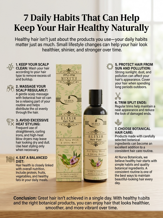 7 Daily Habits That Can Help Keep Your Hair Healthy Naturally