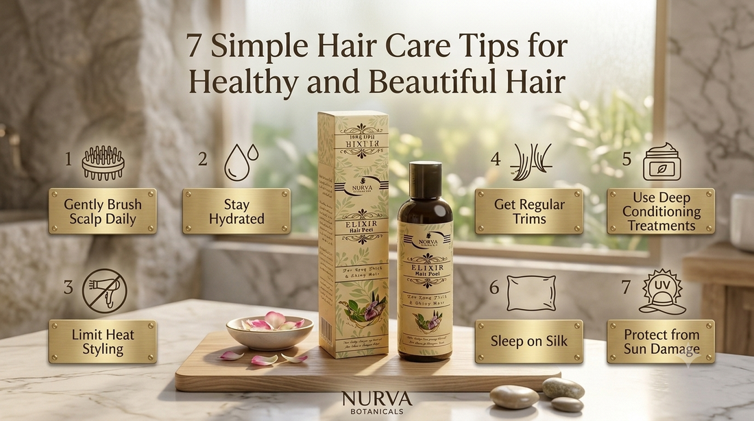 7 Simple Hair Care Tips for Healthy and Beautiful Hair