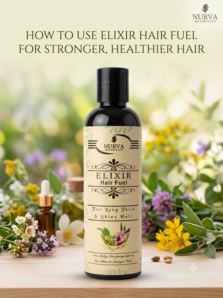 How to Use Elixir Hair Fuel: A Complete Guide for Stronger, Healthier Hair | Nurva Botanicals